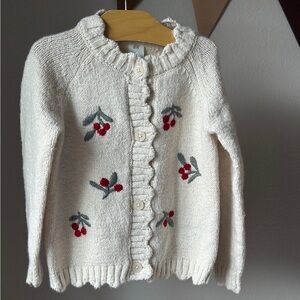 H&M Embroidery-Detail Cardigan || 2T